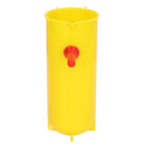 Lamb Milk Feeder Bottle 800ML Scale Accurate Quantitative Small Animal Calf Goat Pacifier Feeder Milk Bottle with Hand Grip Yellow