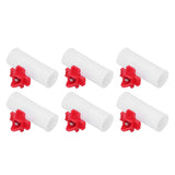 20 Sets Chicken Nipple Waterer Automatic Water Feeding Professional Chicken Watering Cups with T Joints for Quail Pigeons G3/4