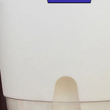 Self Watering Plastic Flowerpot Transparent Double Layer Detachable Light Flowerpot for Balcony White Large In Australia - Darrahopens