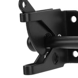 Black Door Locks Hasp Latch Carbon Steel Security Padlock Clasp for Sheds Closets Lockers