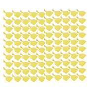 100pcs Blank Livestock Ear Tag Thickened TPU Reusable Animal Ear Label for Dairy Cattle Beef Cattle Yaks Horses Camels Yellow In Australia - Darrahopens