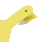 100pcs Blank Livestock Ear Tag Thickened TPU Reusable Animal Ear Label for Dairy Cattle Beef Cattle Yaks Horses Camels Yellow