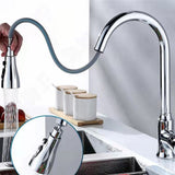 Universal Faucet Head Multifunctional Spray Proof Rotating Faucet for Home Kitchen Bathroom Single Blade Shower Water Pull Out Faucet Models Silver