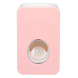 Automatic Toothpaste Dispenser Wall Mounted Easy Installation Toothpaste Squeezer Dispenser for Bathroom Home Pink In Australia - Darrahopens