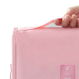 Cosmetic Bag Small Portable Makeup Bag Zippered High Capacity Toiletry Bag Travel Washing Bag Makeup Pouch Fashion Korean Style Storage Bag Pink In Australia - Darrahopens