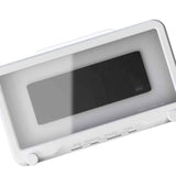 Waterproof Cell Phone Case Shower Phone Holder Wall Hanging Free Punch 360 Degree Rotation Touch Screen For Bathroom Kitchen White