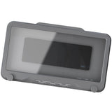 Waterproof Cell Phone Case Shower Phone Holder Wall Hanging Free Punch 360 Degree Rotation Touch Screen For Bathroom Kitchen Grey