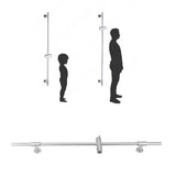Shower Slide Bar Stainless Steel Head Holder Adjustable Wall Mount Home Decor for Bathroom