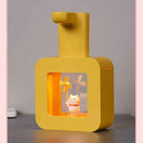 Touchless Automatic Sensor Soap Dispenser Cartoon Pet Waterproof Smart Foam Soap Dispenser Yellow Fortune Cat In Australia - Darrahopens
