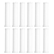 12pcs Shower Head Filter Element PP Cotton White Bath Accessories for Detachable Hydro Shower Head Set In Australia - Darrahopens