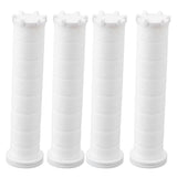12pcs Shower Head Filter Element PP Cotton White Bath Accessories for Detachable Hydro Shower Head Set