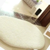 Door Mat Oval Slip Proof Indoor Door Carpet Moisture Absorption Soft Comfortable Plush Bathroom Rug for Kitchen Bedroom Beige 40x60cm/15.7x23.6in (Oval Shape) In Australia - Darrahopens