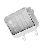 Soap Holder Punch Free Wall Mounted Durable PP Double Layer Double Hook Design Soap Storage Box for Bathroom White In Australia - Darrahopens