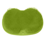 Bathroom Foot Massage Cushion TPE Foot Rub Pad Wall Mountable Foot Massager Mats with Suction Cup Green