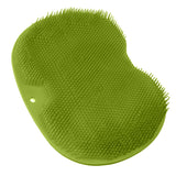 Bathroom Foot Massage Cushion TPE Foot Rub Pad Wall Mountable Foot Massager Mats with Suction Cup Green