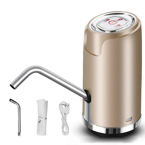 Water Dispenser ABS Electric USB Intelligent Quantitative Spray Lacquer Drink Pump for Outdoor Golden In Australia - Darrahopens