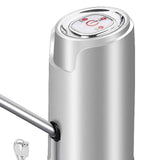 Water Dispenser ABS Electric USB Intelligent Quantitative Spray Lacquer Drink Pump for Outdoor Silvery In Australia - Darrahopens