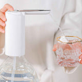 Water Dispenser ABS Electric USB Intelligent Quantitative Spray Lacquer Drink Pump for Outdoor Silvery In Australia - Darrahopens