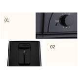 BH 002 Automatic Toaster Multifunctional 2 Slice Toaster Home Breakfast Machine AC 220V Black In Australia - Darrahopens