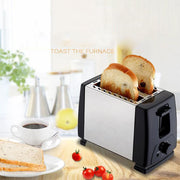 BH 002 Automatic Toaster Multifunctional 2 Slice Toaster Home Breakfast Machine AC 220V Black