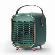 Air Conditioner Cooling Fan Silent USB Evaporative Cooler with Portable Carrying Strap for Home Office Car Green In Australia - Darrahopens
