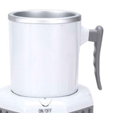 Quick Cooling Cup Easy Operation Portable Great Performance Cup Cooler for Office Dormitory AC 220V CN Plug White