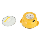 Electric Cooking Pot 1.8L 400 to 800W Stainless Steel Inner Wall 2 Modes Overheating Protection Electric Cooker Yellow