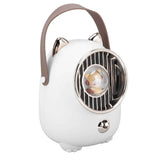 Air Conditioner Fan Multifunctional Portable 350ml Humidifying Spray Usb Rechargeable Air Cooler with LED Ambient Light In Australia - Darrahopens
