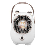 Air Conditioner Fan Multifunctional Portable 350ml Humidifying Spray Usb Rechargeable Air Cooler with LED Ambient Light In Australia - Darrahopens