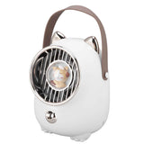Air Conditioner Fan Multifunctional Portable 350ml Humidifying Spray Usb Rechargeable Air Cooler with LED Ambient Light In Australia - Darrahopens