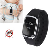 Ultrasonic Mosquito Repellent Bracelet Watch Adjustable Safe USB Mosquito Repellent Bracelet for Pregnant Woman Babies