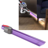 Vacuum Cleaner LED Narrow Slit Nozzle Crevice Tool Nozzle with Built in Lighting Beads for V7 V8 V10 V11