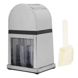 Manual Ice Crusher Labor Saving Hand Crank Shaved Ice Machine with Transparent Cover for Home Bar Restaurant In Australia - Darrahopens