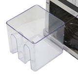 Manual Ice Crusher Labor Saving Hand Crank Shaved Ice Machine with Transparent Cover for Home Bar Restaurant