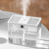 T15 USB Portable Humidifier Home Desktop Moisturizing Atomizer 1.5L Large Capacity Humidifier White In Australia - Darrahopens
