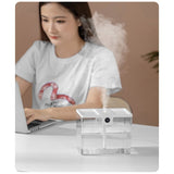 T15 USB Portable Humidifier Home Desktop Moisturizing Atomizer 1.5L Large Capacity Humidifier White In Australia - Darrahopens
