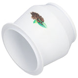 Coffee Dosing Cup Aluminum Alloy Coffee Making Machine Bean Grinder Portafilter Accessories 51mm/2.01in Opening 110ml