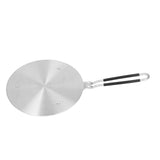 Heat Diffuser Plate Stainless Steel Fast Even Heat Induction Adapter Plate with Long Handle for Induction Cooker Iron Pan Type 24