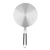 Heat Diffuser Plate Stainless Steel Fast Even Heat Induction Adapter Plate with Long Handle for Induction Cooker Iron Pan Type 24
