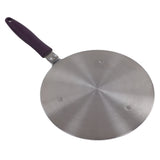 Induction Adapter Plate Stainless Steel Heat Diffuser with Purple Handle Kitchen Accessories for Iron Pot Ceramic Pot 19.5cm/7.68in