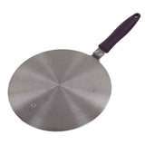 Induction Adapter Plate Stainless Steel Heat Diffuser with Purple Handle Kitchen Accessories for Iron Pot Ceramic Pot 21.5cm/8.46in In Australia - Darrahopens