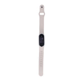Anti Mosquito Bracelet Watch Silica Gel USB Rechargeable Ultrasonic Mosquito Repellent Bracelet for Outdoor White