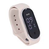 Anti Mosquito Bracelet Watch Silica Gel USB Rechargeable Ultrasonic Mosquito Repellent Bracelet for Outdoor White In Australia - Darrahopens
