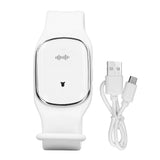 Mosquito Repellent Bracelet Outdoor Ultrasonic USB Charging Anti Mosquito Wristband for Kids Pregnant Woman White In Australia - Darrahopens