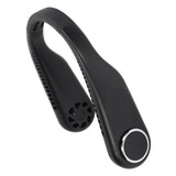 Hanging Neck Fan 3 Modes USB Charging 3600mAh Battery Adjustable Angle Mute Design Face Fan for Home Office Travel Black