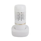 Vegetable Washing Machine Multifunction Wireless USB Charging Auto Capsule Fruit Purifier for Kitchen White