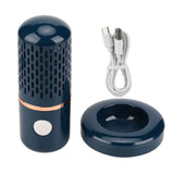 Vegetable Washing Machine Multifunction Wireless USB Charging Auto Capsule Fruit Purifier for Kitchen Blue In Australia - Darrahopens
