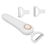 Electric Peeler Handheld USB Rechargeable Fruit Vegetables Peeler with 3 Cutter Heads for Home In Australia - Darrahopens