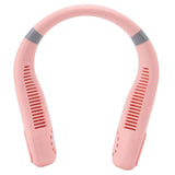 Bladeless Neck Fan Breathing Light 2400mah Rechargeable Hands Free Mini Neck Fan for Outdoor Travel Pink In Australia - Darrahopens