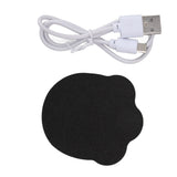 Hand Held Fan Portable USB Rechargeable Cute 3 Speed Wind Regulable ABS PC Battery Operated Fan for Travel White